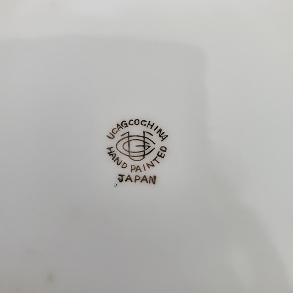 Set of 4 hand painted plates. All are different brands. All made in Japan - Picture 9 of 9